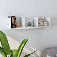 Vidaxl cd-wandschap 75x18x18 cm bewerkt hout wit
