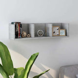 Vidaxl cd-wandschap 75x18x18 cm bewerkt hout betongrijs