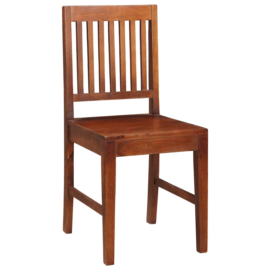 Vidaxl eetkamerstoelen 2 st massief mangohout