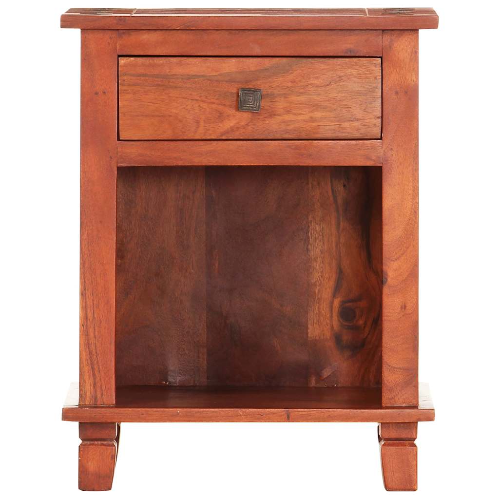 Vidaxl nachtkastje 40x30x50 cm massief acaciahout