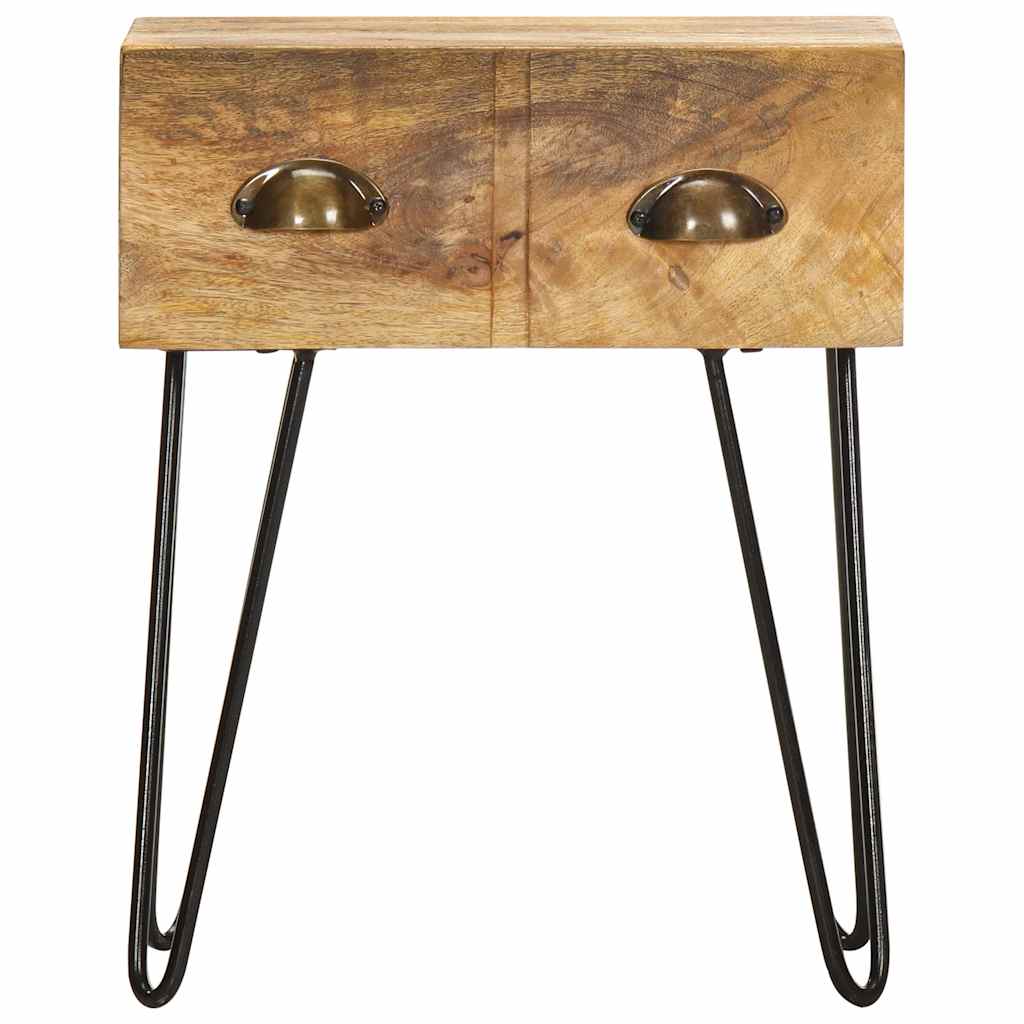 Vidaxl nachtkastje 40x30x50 cm massief mangohout