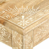 Vidaxl salontafel handgeschilderd 110x50x45 cm massief mangohout