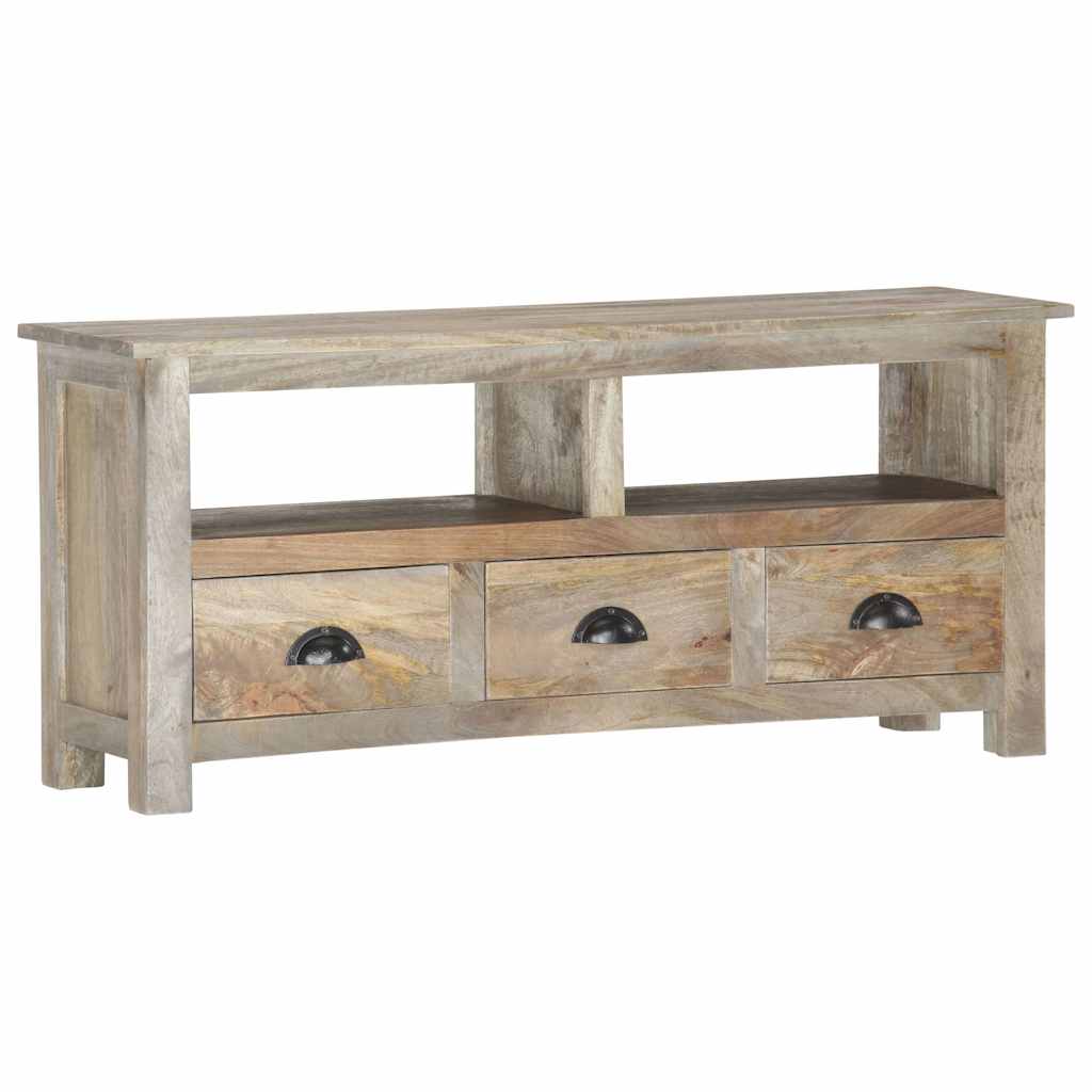Vidaxl tv-meubel 110x30x50 cm massief mangohout