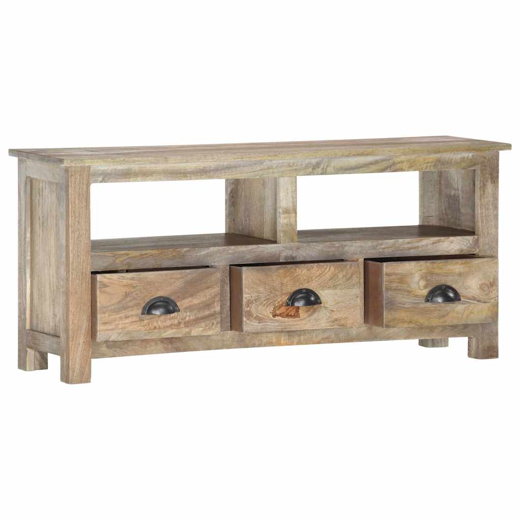 Vidaxl tv-meubel 110x30x50 cm massief mangohout