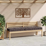 VIDAXL -Palettenbodenkissen 120 x 40 x 7 cm Baumwoll -Anthrazit