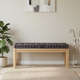 VIDAXL -Palettenbodenkissen 120 x 40 x 7 cm Baumwoll -Anthrazit