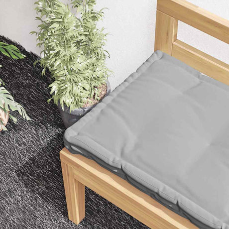 Vidaxx Paletten-Bodenkissen 120x40x7 cm Baumwolle grau