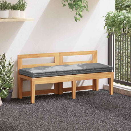 Vidaxx Paletten-Bodenkissen 120x40x7 cm Baumwolle grau