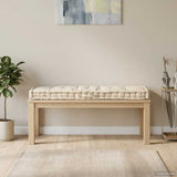VIDAXL PALLET FODEN KUSSEN 120 x 40 x 7 cm Baumwoll Beige