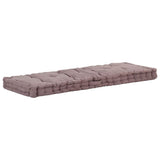 VIDAXL -Palettenbodenkissen 120 x 40 x 7 cm Baumwolltaupe