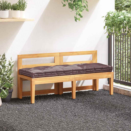 Vidaxx Paletten-Bodenkissen 120x40x7 cm Baumwolle Taupe