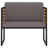 Vidaxl tuinstoelen 2 st met kussens massief acaciahout donkergrijs