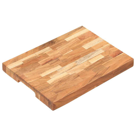 Vidaxx Hackblock 40x30x4 cm massives Akazienholz