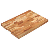 Vidaxx Hackblock 60x40x4 cm massives Akazienholz