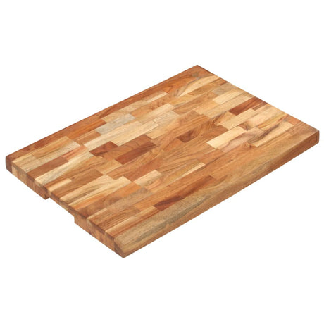 Vidaxx Hackblock 60x40x4 cm massives Akazienholz