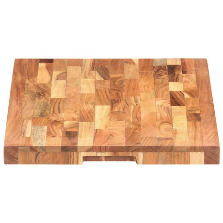 Vidaxx Hackblock 60x40x4 cm massives Akazienholz