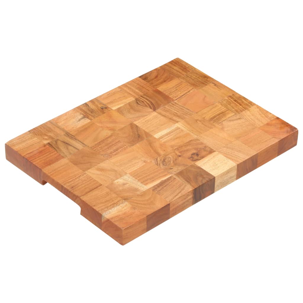 Vidaxl hakblok 40x30x3,8 cm massief acaciahout