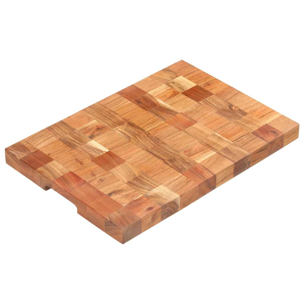Vidaxl Hakblok 50x34x3,8 cm fester Akaziahout