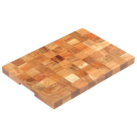Vidaxx Hackblock 50x34x3,8 cm massives Akazienholz