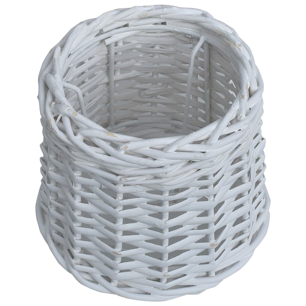 Vidaxl lampenkap 25x17 cm wicker wit