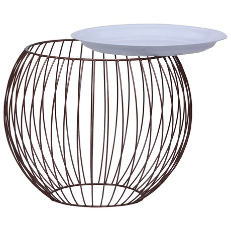 Vidaxl salontafel ø 41 cm goudkleurig