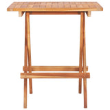 Vidaxl bistrotafel inklapbaar 60x60x65 cm massief teakhout