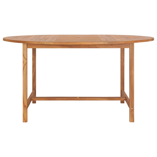 Vidaxl tuintafel 150x76 cm massief teakhout