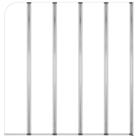Vidaxl Badwand 120x140 cm gehärtetes Glas transparent