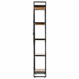 Vidaxl boekenkast met 5 schappen 60x30x180 cm massief mangohout