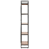 Vidaxl boekenkast met 5 schappen 60x30x180 cm massief acaciahout