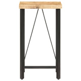 Vidaxl bartafel 60x60x107 cm ruw mangohout