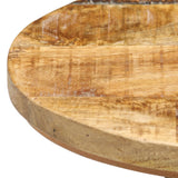 Vidaxl barkrukken 2 st ruw mangohout