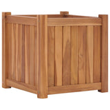 VIDAXL -Pflanzer erhöht 40 x 40 x 40 cm Festes Teakholzholz