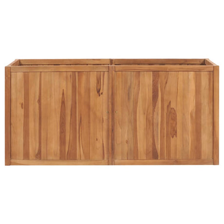 VIDAXL -Pflanzer erhöhte 150 x 50 x 70 cm Feste Teak