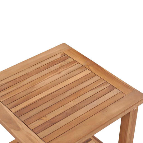 Vidaxl salontafel 45x45x45 cm massief teakhout