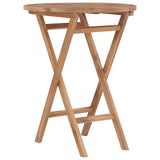 Vidaxl tuintafel inklapbaar 60 cm massief teakhout