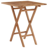 Vidaxl tuintafel inklapbaar 60x60x75 cm massief teakhout
