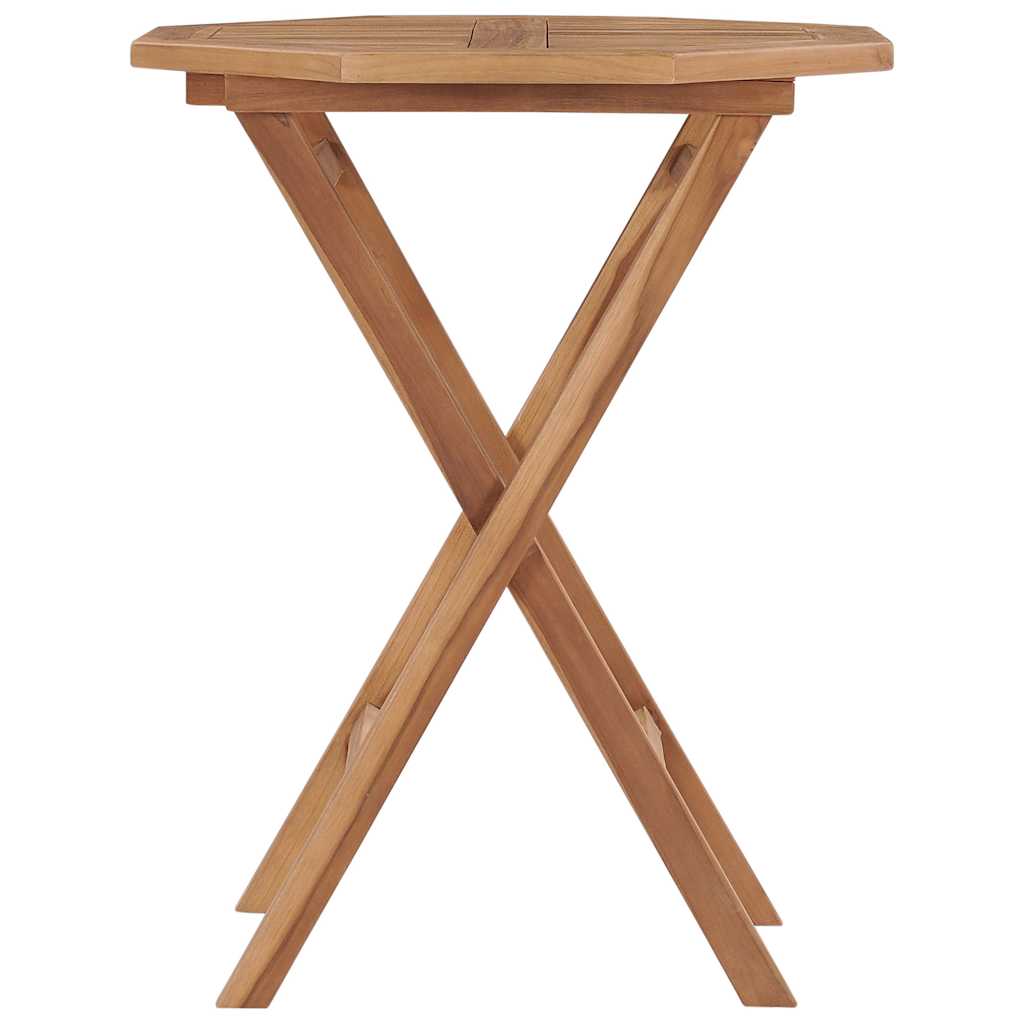 Vidaxl tuintafel inklapbaar 60x60x75 cm massief teakhout