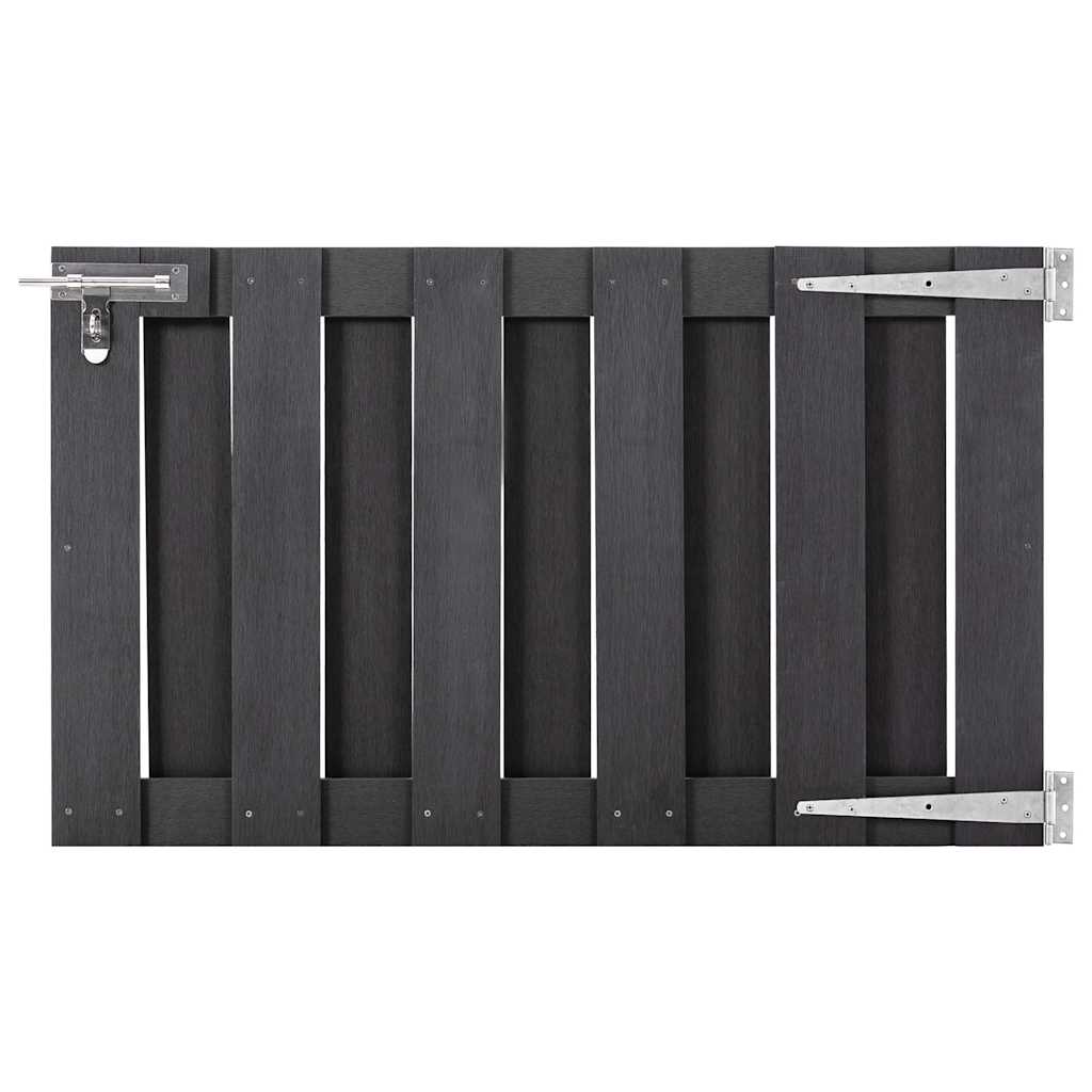 VIDAXL -Port 100x60 cm HKC Grau