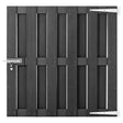 Vidaxxl Tor 100x100 cm HKC grau