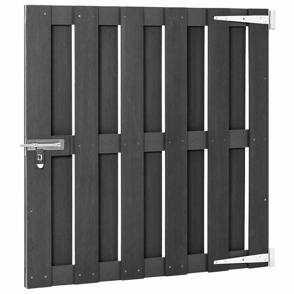 Vidaxxl Tor 100x100 cm HKC grau