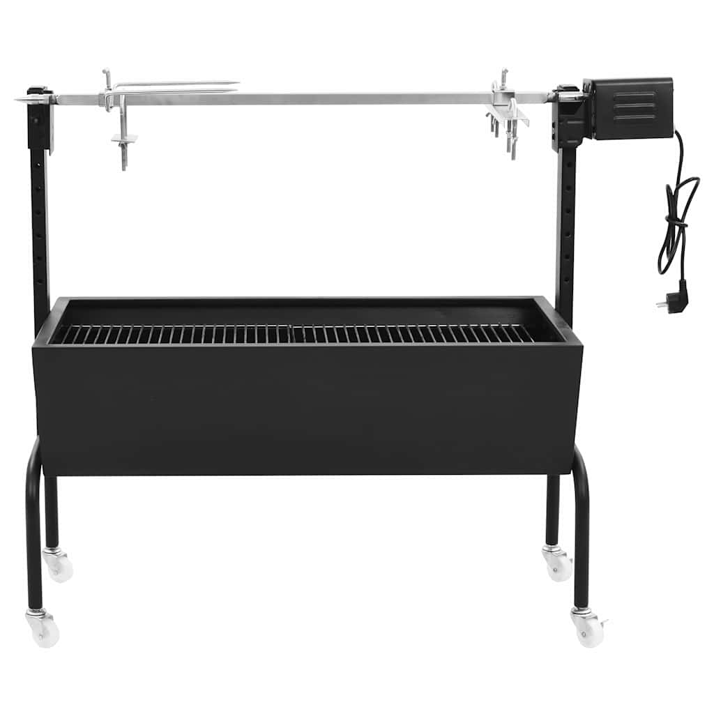Vidaxl BBQ Drehspucke elektrischer Edelstahl