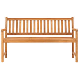 Vidaxl tuinbank met tafel 3-zits 150 cm massief teakhout