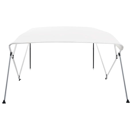 Vidaxl Biminitop 4-Boogs 243x180x137 cm Weiß