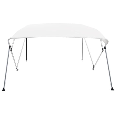Vidaxl Biminitop 4-Boogs 243x196x137 cm Weiß