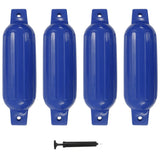 Vidaxl BootStoot -Kissen 4 PCs 41x11.5 cm PVC Blau