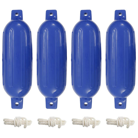 Vidaxl BootStoot -Kissen 4 ST 58,5x16.5 cm PVC Blau