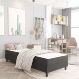 Vidaxl boxspringframe stof grijs 90x200 cm