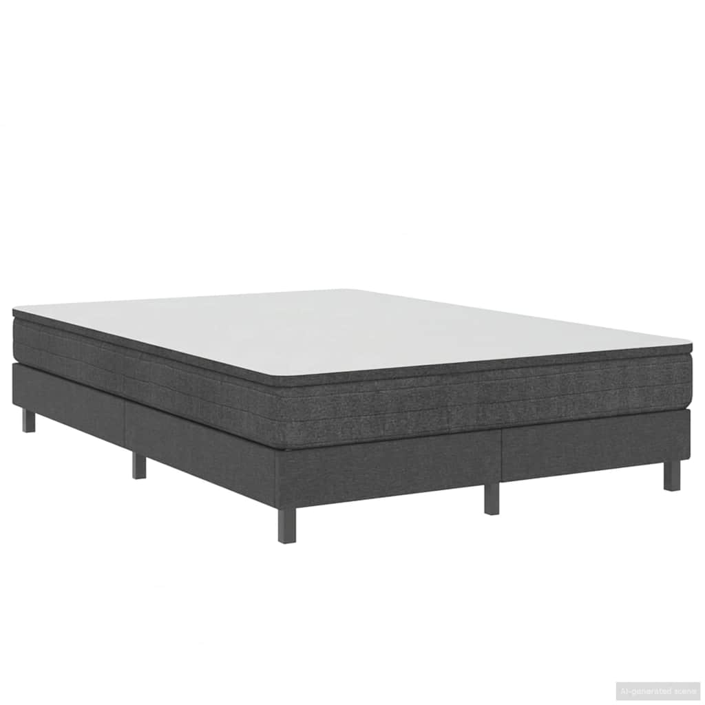 Vidaxl boxspringframe stof grijs 140x200 cm