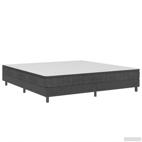 Vidaxl boxspringframe stof grijs 200x200 cm